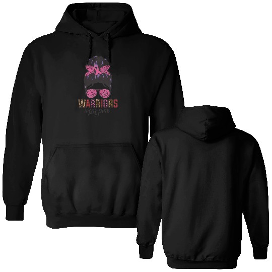 Warriors Wear Pink Double Sided Hoodies