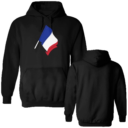France flag Double Sided Hoodies