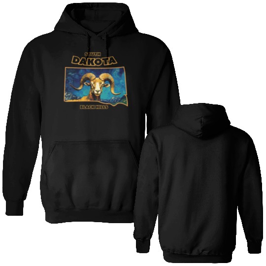 South Dakota - Sheep Double Sided Hoodies