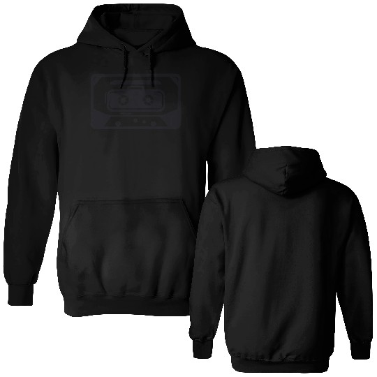 Old Cassette Tape Double Sided Hoodies