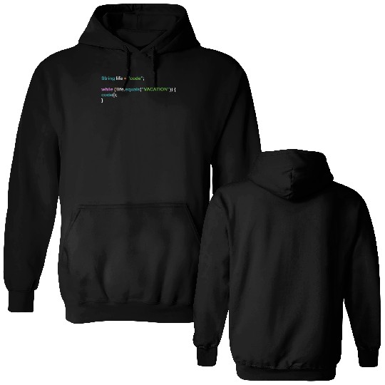 Funny Programmer Nerd Computer Science Programming Double Sided Hoodies