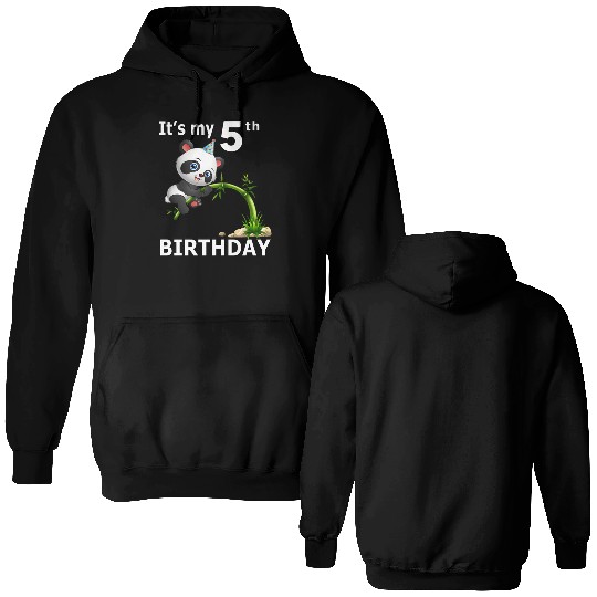 5 Panda 5Th Py Animal Panda Double Sided Hoodies