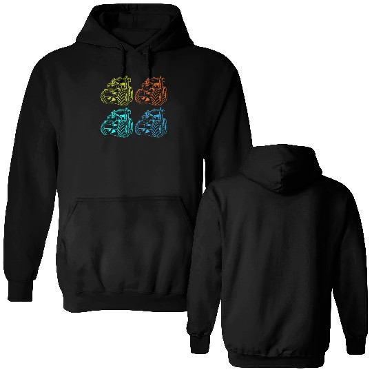 Funny Farmer Gift Double Sided Hoodies