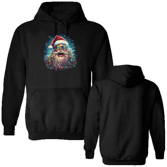 Joyful Santa's LOL Celebration Double Sided Hoodies