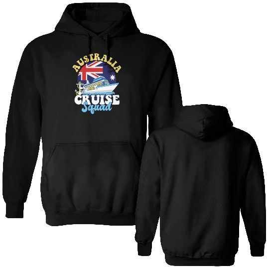 Australia Cruise Squad Family Vacation Trip Double Sided Hoodies