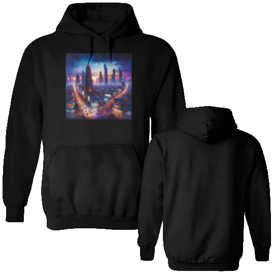 Urban Twilight Double Sided Hoodies