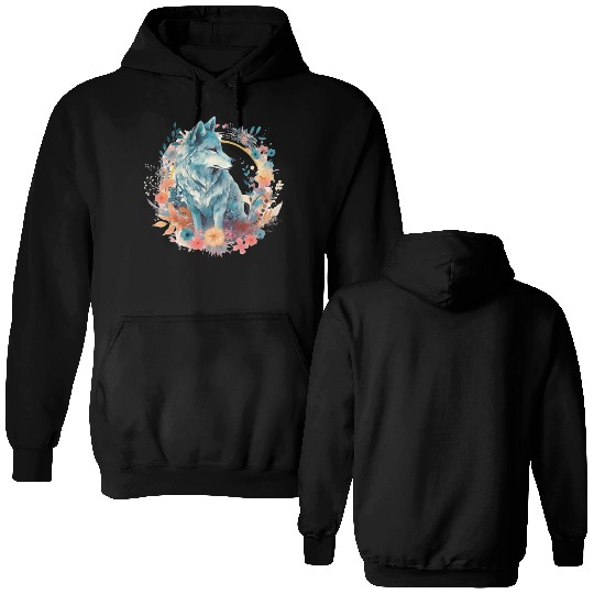 Wolf Spirit Double Sided Hoodies