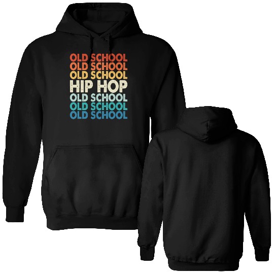 Old school hiphop Music Mixtape Double Sided Hoodies