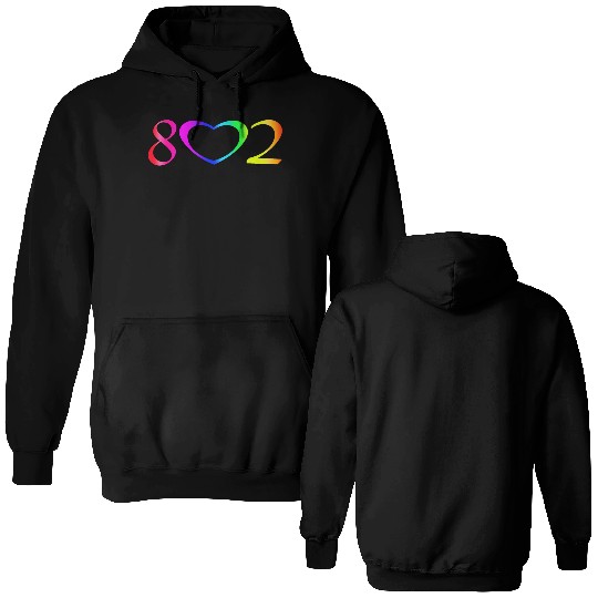 802 Gay Pride Double Sided Hoodies
