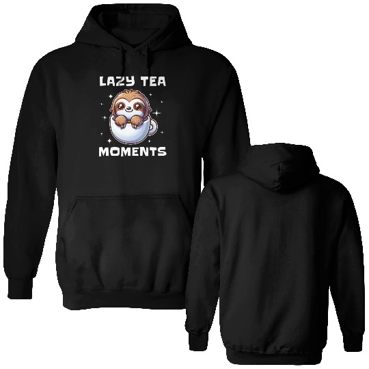 Lazy Tea Moments Double Sided Hoodies