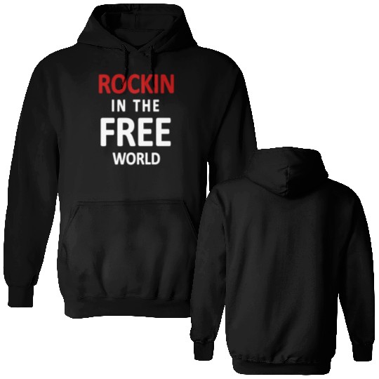 Neil Young Rockin In The Free World Double Sided Hoodies