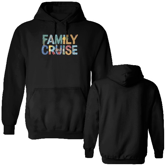 Family Cruise Double Sided Hoodies & Matching Vacation Apparel