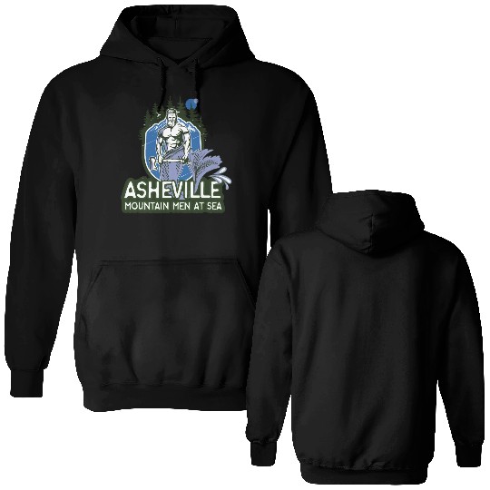 Asheville mountain men at sea Double Sided Hoodies