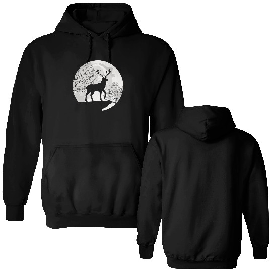 MOON DEER DESIGN Double Sided Hoodies