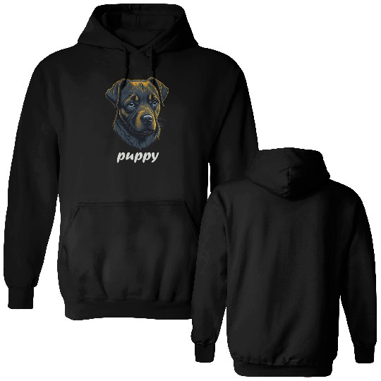 sad dog Double Sided Hoodies