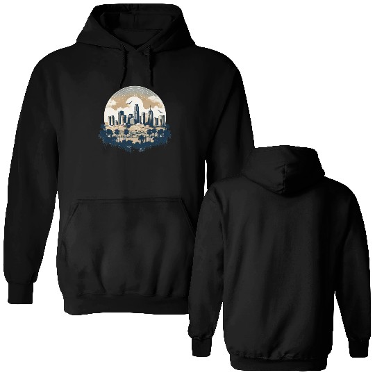 Los Angeles - City of Angels Double Sided Hoodies