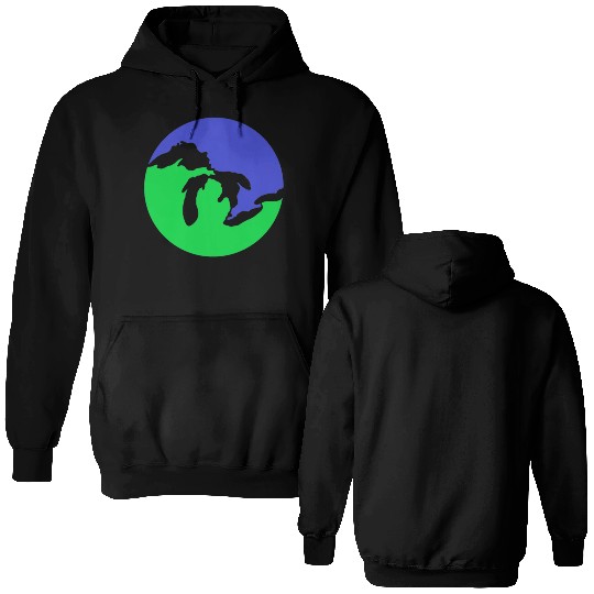 Great Lakes Weather Merch! Double Sided Hoodies