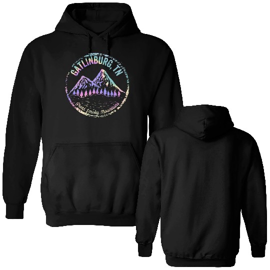 Gatlinburg Tennessee Great Smoky Mountain Souvenir Double Sided Hoodies