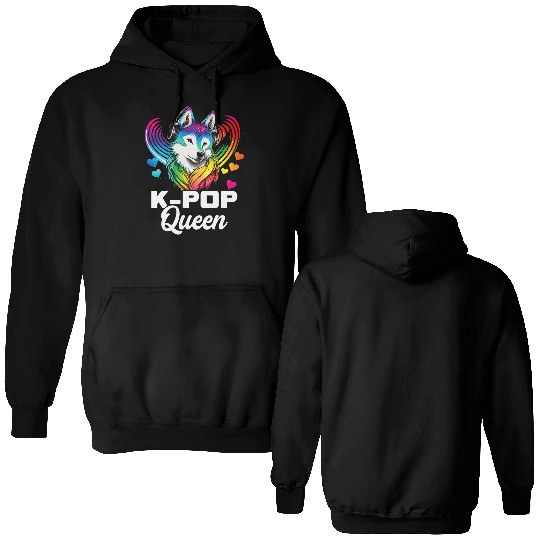 Kpop Queen Bias Wolf Korean Pop Merch Kpop Double Sided Hoodies