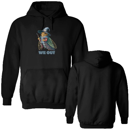 Funny Cicada We Out Cute Cicada Brood Emergence Double Sided Hoodies