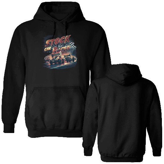 STOCK CAR RACER Double Sided Hoodies