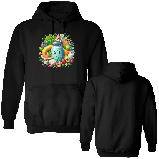 Bunny fruitfertilizer Double Sided Hoodies