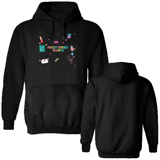 Registered Nurse Double Sided Hoodies