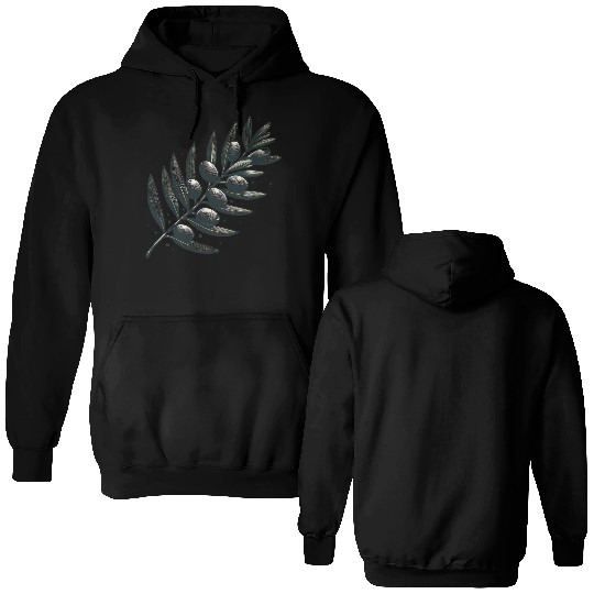 olive branch Double Sided Hoodies