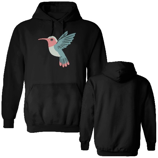 Flying Hummingbird Double Sided Hoodies