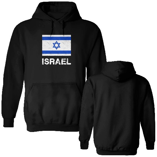 Israel Flag Double Sided Hoodies