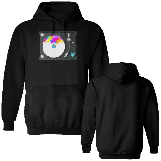 PRIDE Feathers Vinyl Record Double Sided Hoodies