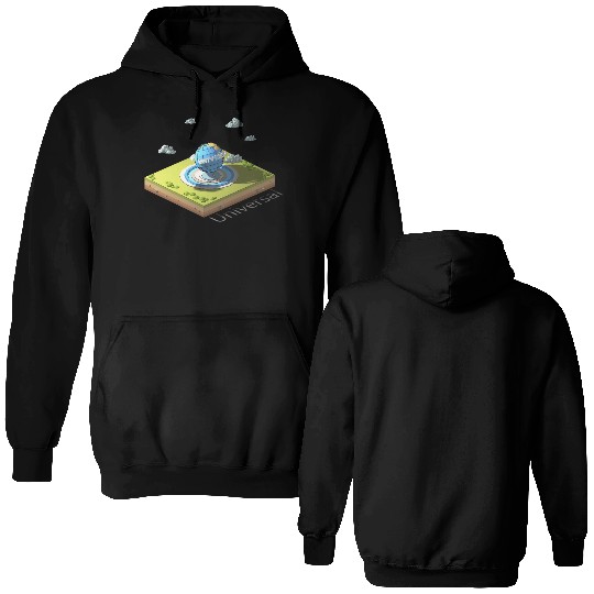 Geometric low poly Universal Studios Double Sided Hoodies