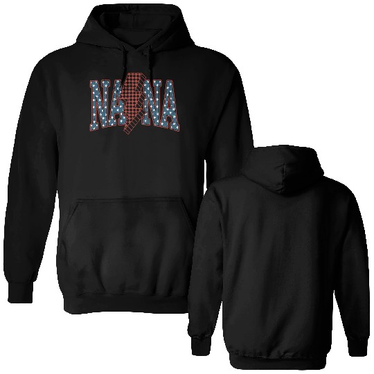 Nana 4th Of July Double Sided Hoodies