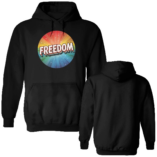 LGBTQ Freedom Double Sided Hoodies