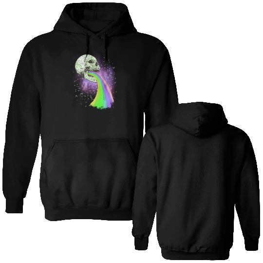 Live Love Lucifer Goth Festival Death Metal Double Sided Hoodies