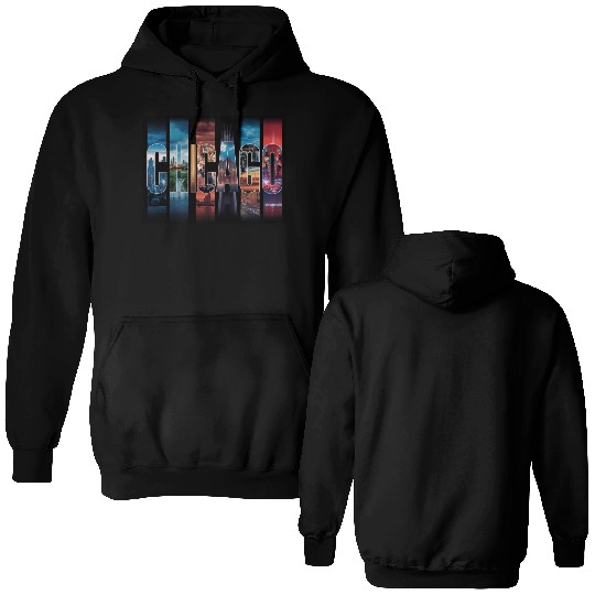 Chicago Double Sided Hoodies
