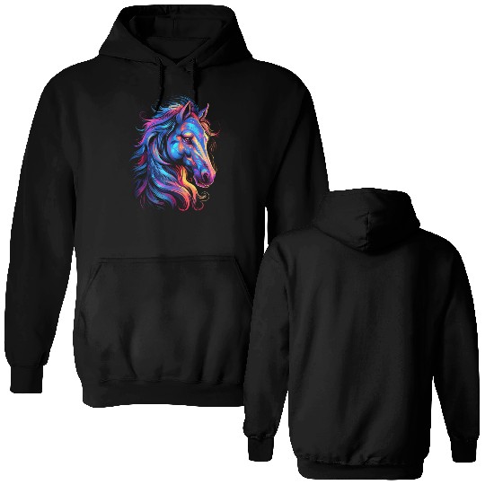 Horse Beautiful Graphic Double Sided Hoodies