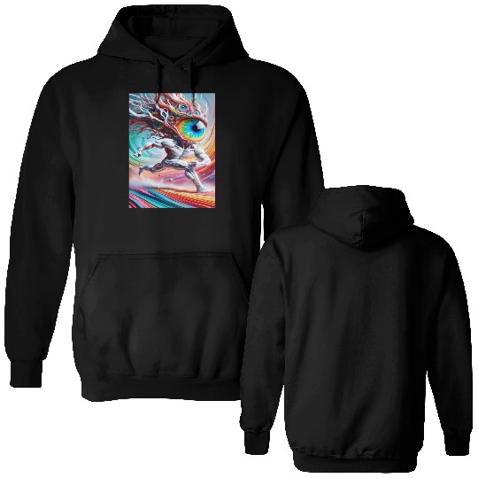 The Hunter Eye Going To Devil Fighting Double Sided Hoodies