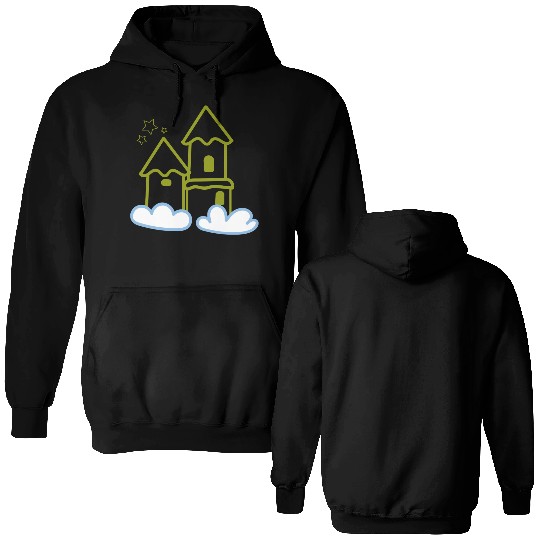 Castle Dream of a Newborn Baby Double Sided Hoodies