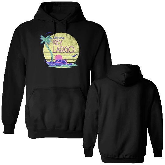 Sail Away Yacht Rock Key Largo Boating Double Sided Hoodies