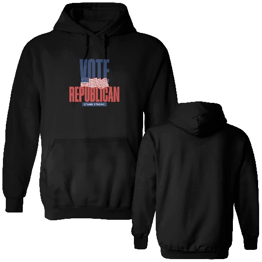 Vote Republican Election 2024 Double Sided Hoodies design