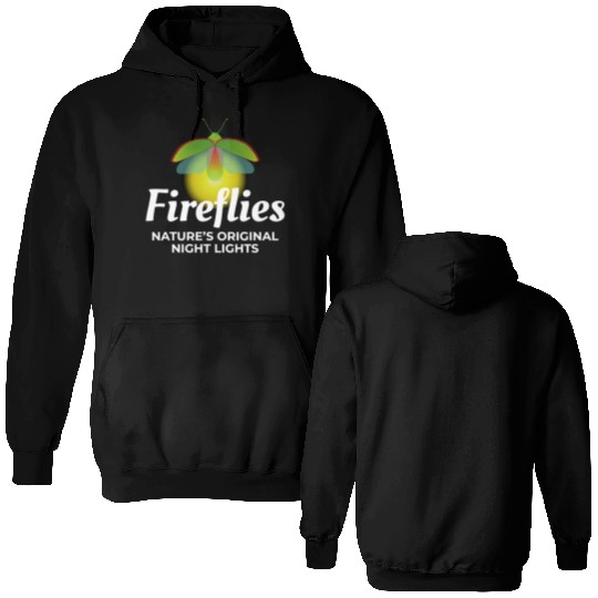 Fireflies Firefly Lightning Bug Insect Collector Double Sided Hoodies