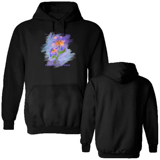 My Midnight Flower Double Sided Hoodies