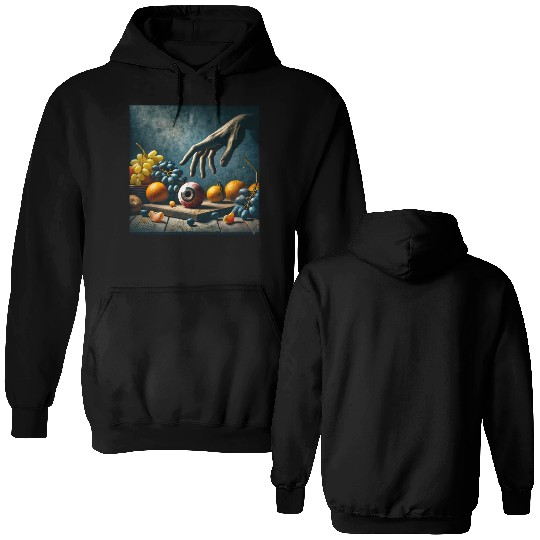 a snack for Halloween Double Sided Hoodies