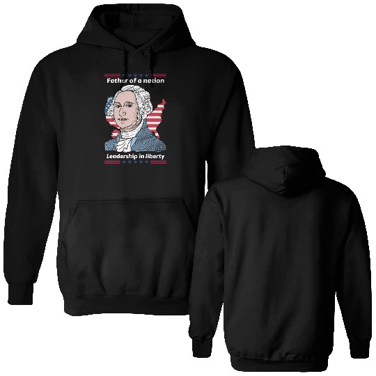 George Washington Tribute Double Sided Hoodies
