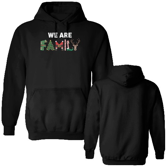 We Are Family Double Sided Hoodies