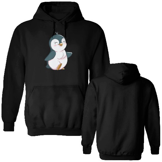 Cute Penguin Double Sided Hoodies