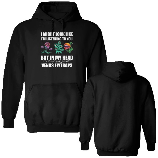 Venus flytrap lover's life! Double Sided Hoodies
