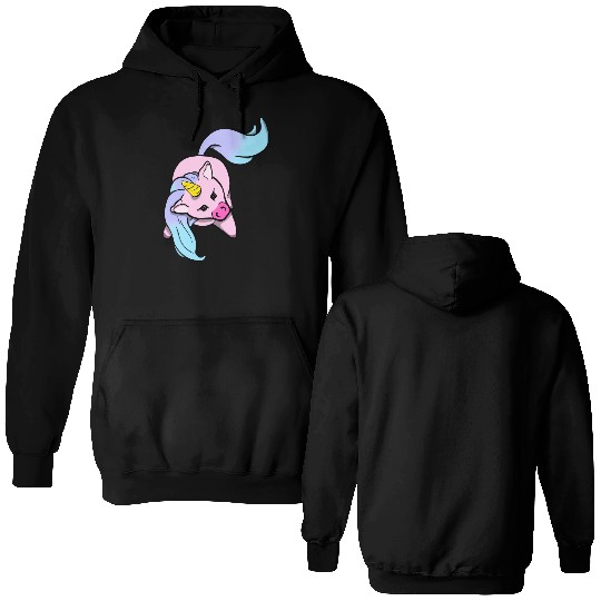Chibi Unicorn Double Sided Hoodies
