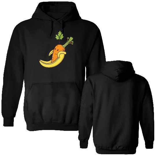 Carrot Double Sided Hoodies